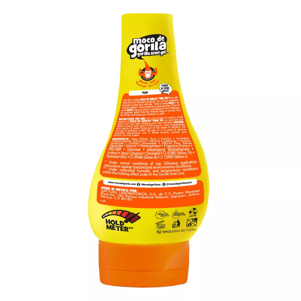 Moco Gorila Punk Squizz Hair Gel - 11.99Oz: Paraben-Free, for Textured & Normal Hair, Hair Styling & Shine Enhancing