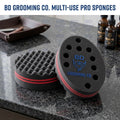 HALLO Big Holes Barber Hair Brush Sponge Dreads Locking Twist Afro Curl Coil Wave Hair Care Tool(1 Pack)