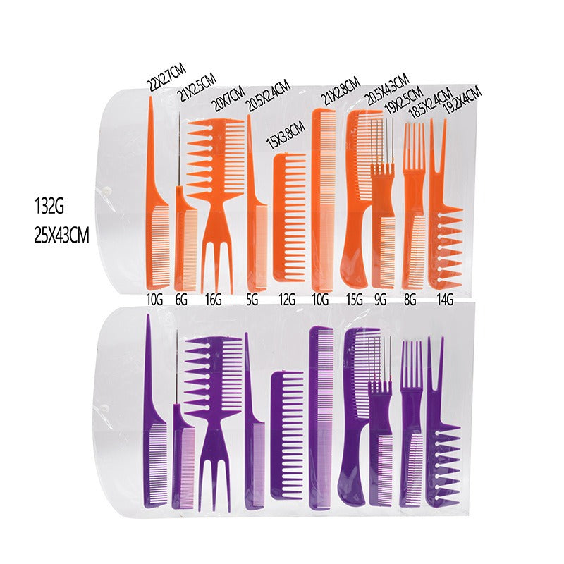 Hairdresser Comb Set of 10