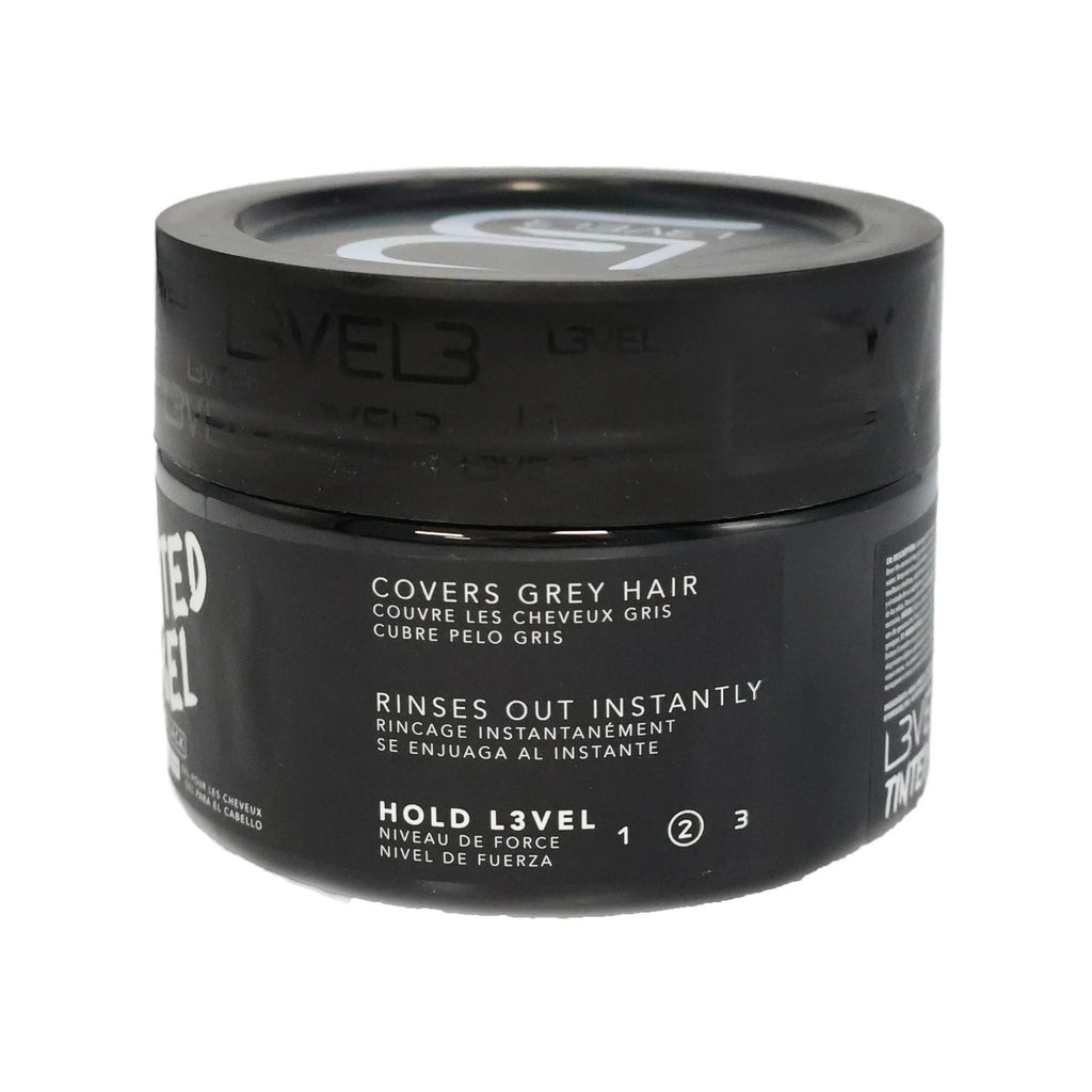 Level 3 Tinted Gel Black - Temporary Black Hair Gel for Hair L3 - No Flaking And
