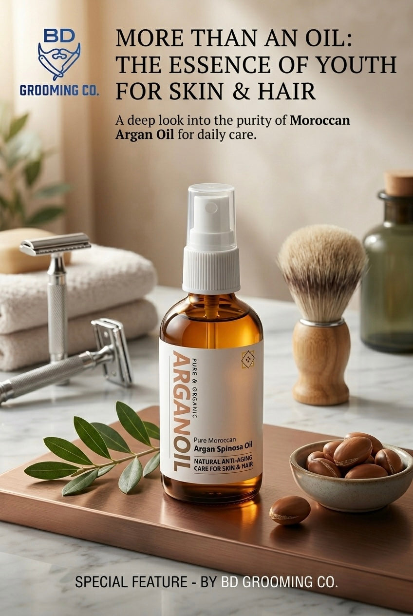 60Ml Pure Argan Oil, Light Scent - Moroccan Artisan