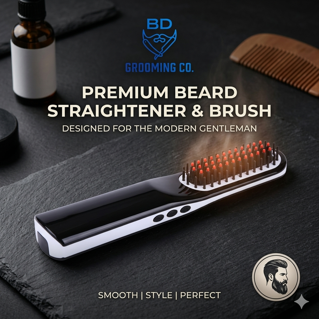 Quick Beard Straightener for Effortless Grooming