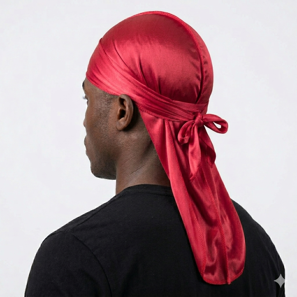 Men's Satin Wave Headscarf