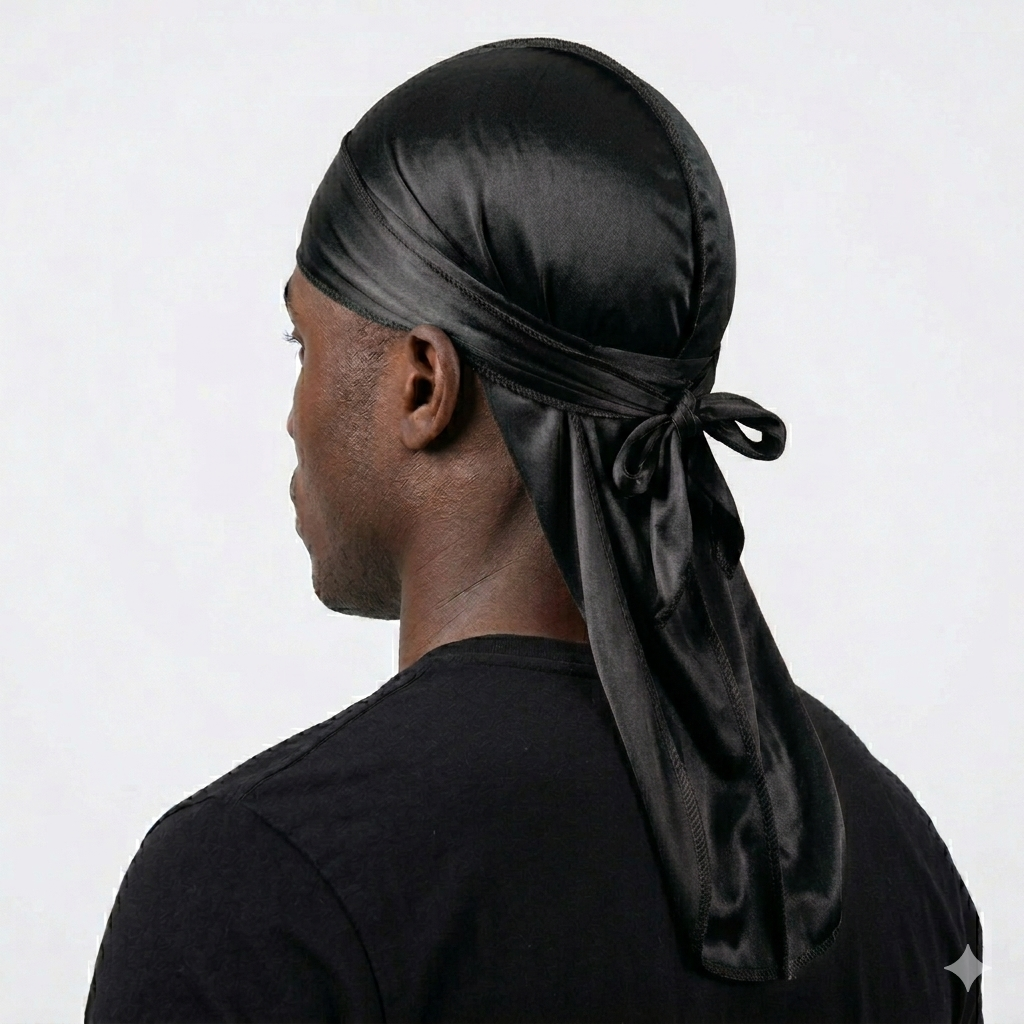 Men's Satin Wave Headscarf
