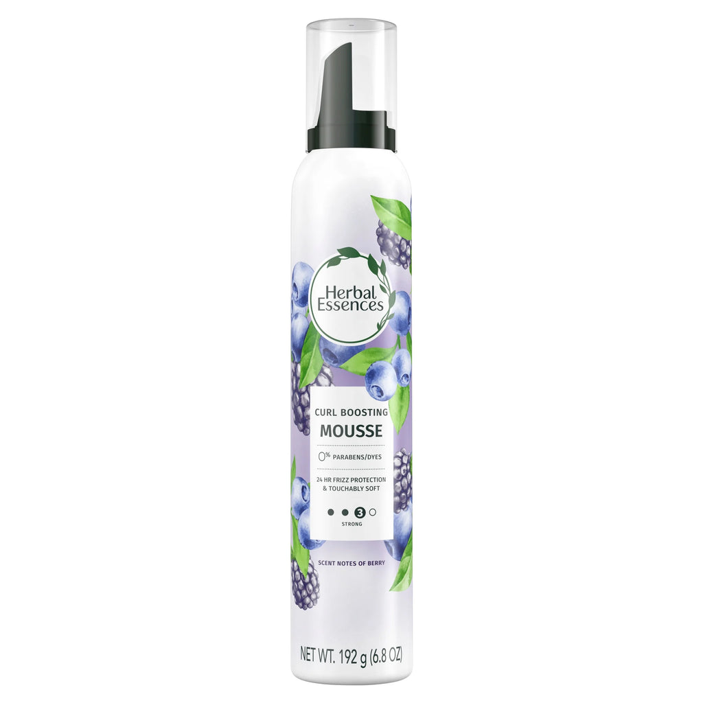 Curl Boosting Mousse, All Day Hold, Frizz Control, 6.8 Fl Oz