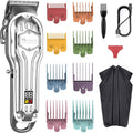Mens Hair Clippers Cord Cordless Hair Trimmer Professional Haircut Kit for Men Rechargeable LED Display